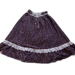 Gunne Sax Vintage Prairie Skirt – 1970s Romantic Cottagecore Vibes